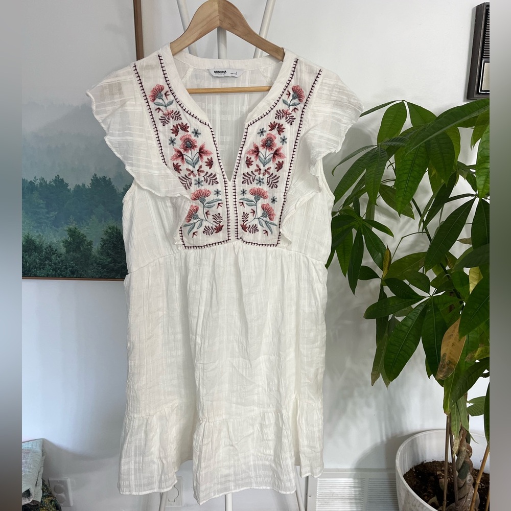 Sonoma Embroidered Dress